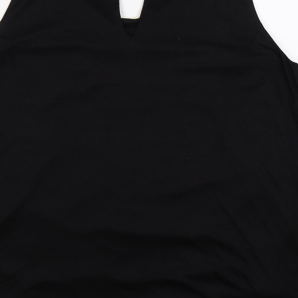 H&M Womens Black Basic Blouse Size L