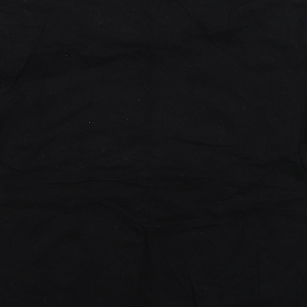 Sama Boys Black Basic T-Shirt Size 7-8 Years