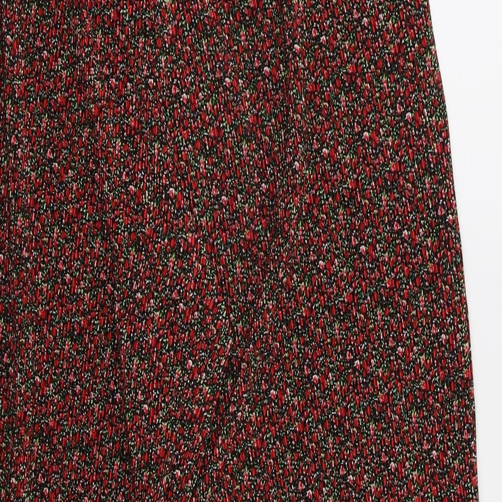 Primark Womens Red Trousers Size 10 L24 in - Stretch waistband