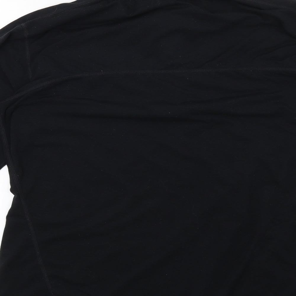 TCA Womens Black Pullover Sweatshirt Size L