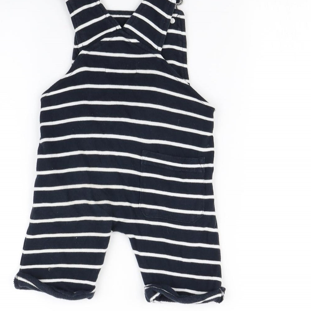 NEXT Boys Blue Striped Romper One-Piece Size 18 Months