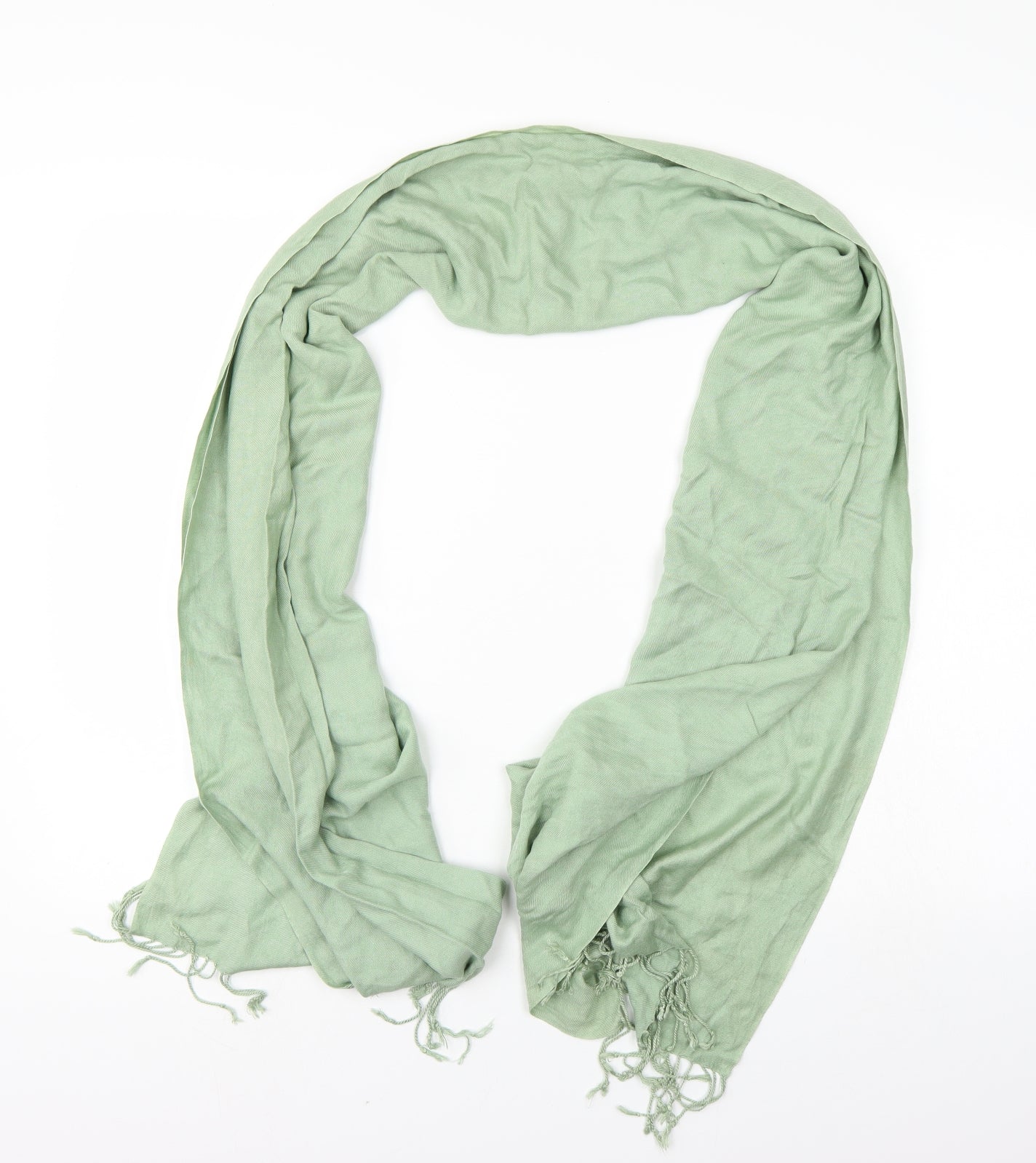 Preworn Womens Green Scarf
