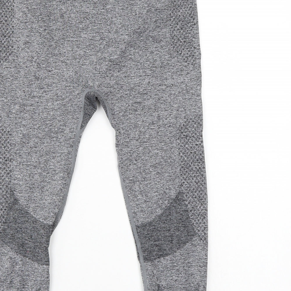 Preworn Womens Grey Track Pants Leggings Size XS L19 in - Elastic Waist
