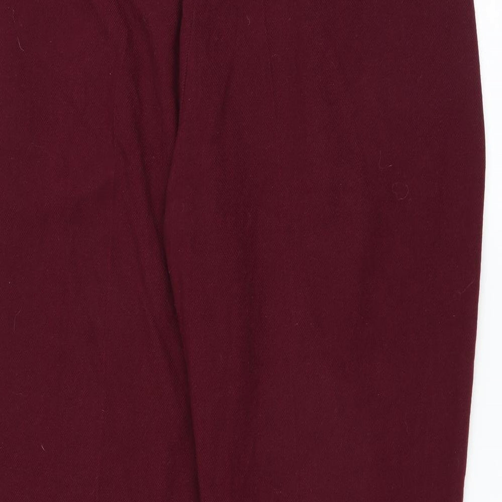 NEXT Womens Purple Trousers Size 16 L25 in