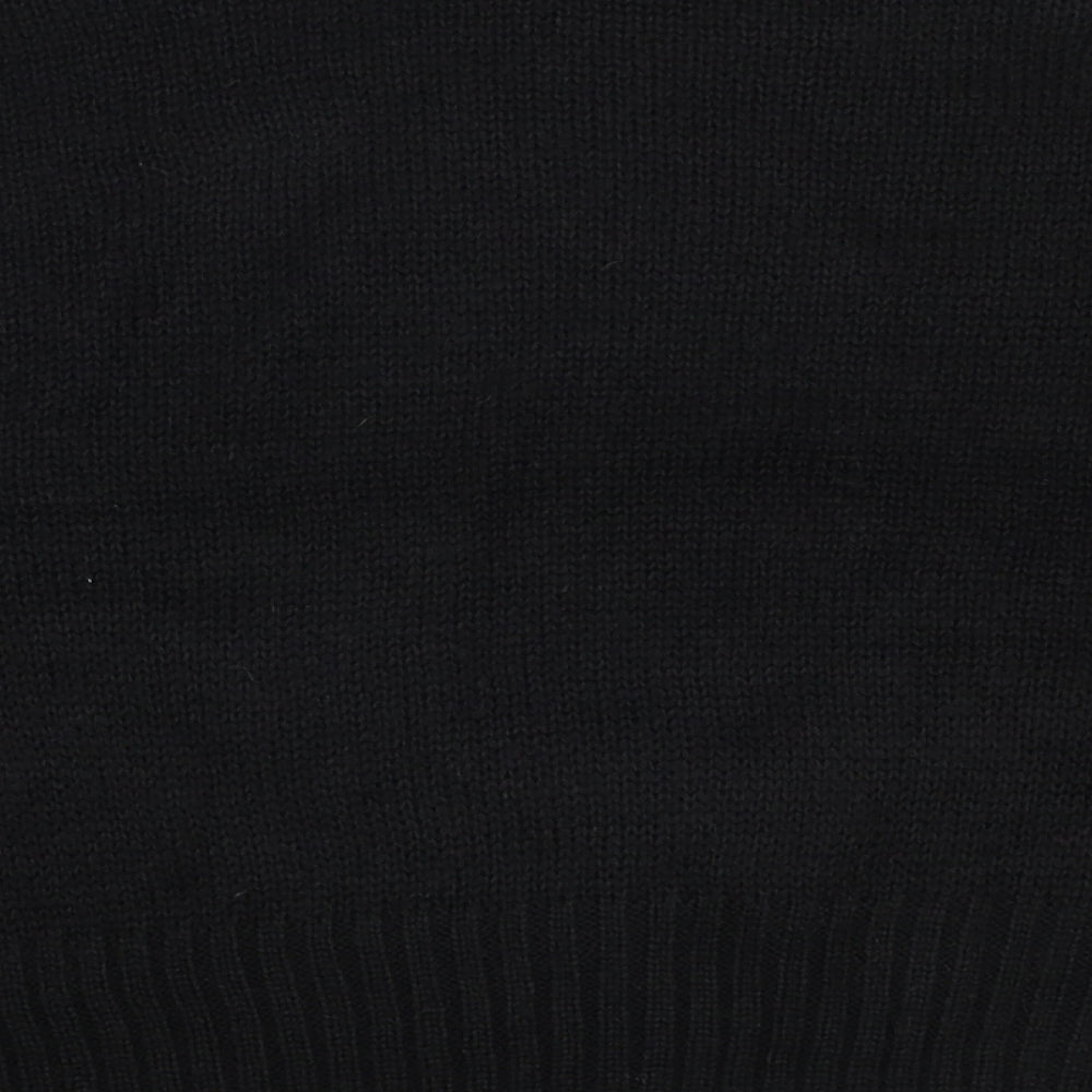 New Look Womens Black Pullover Jumper Size L