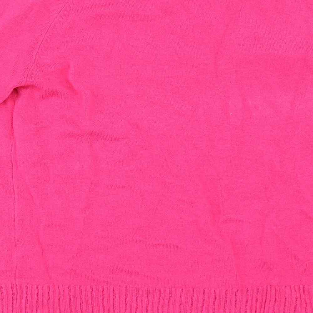 TU Womens Pink Pullover Jumper Size 12