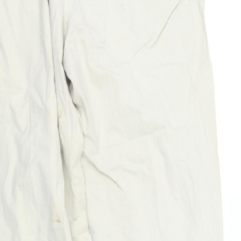 DASH Womens Beige Trousers Size 16 L33 in - washable mark