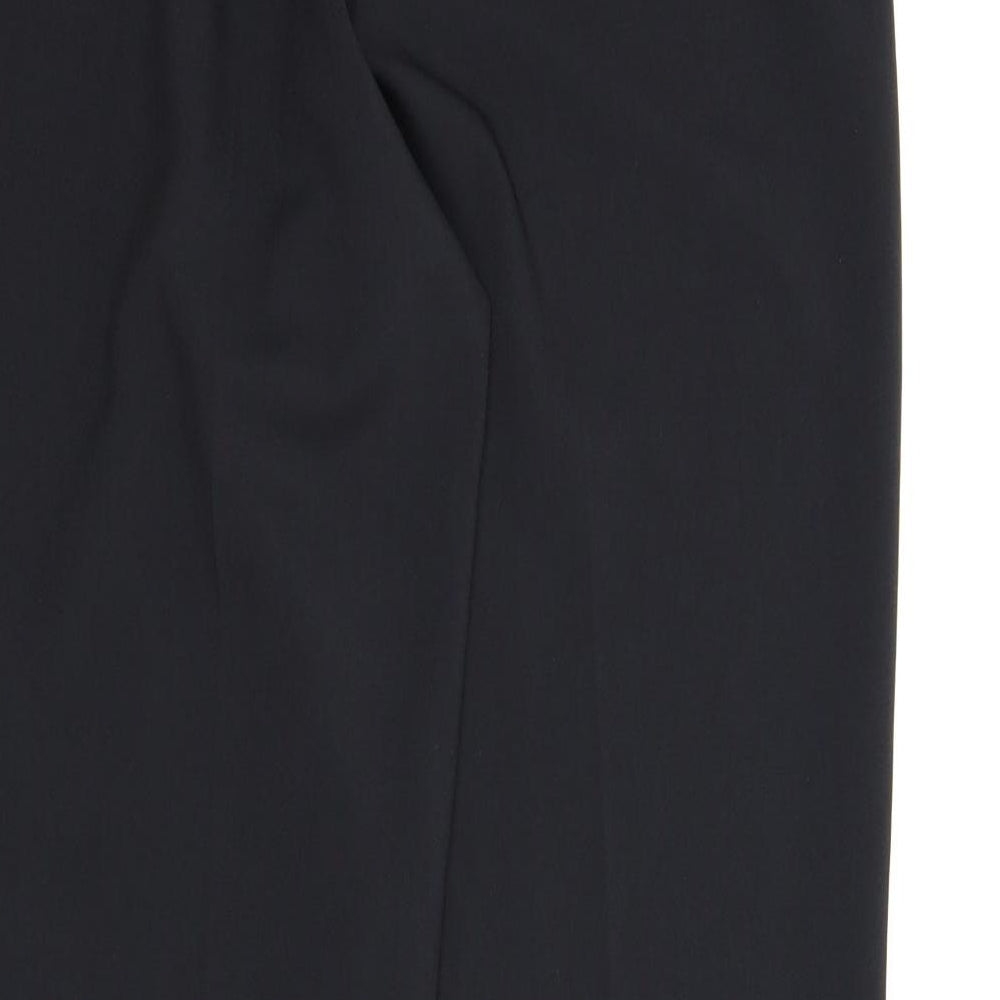 BHS Womens Black Trousers Size 14 L27 in