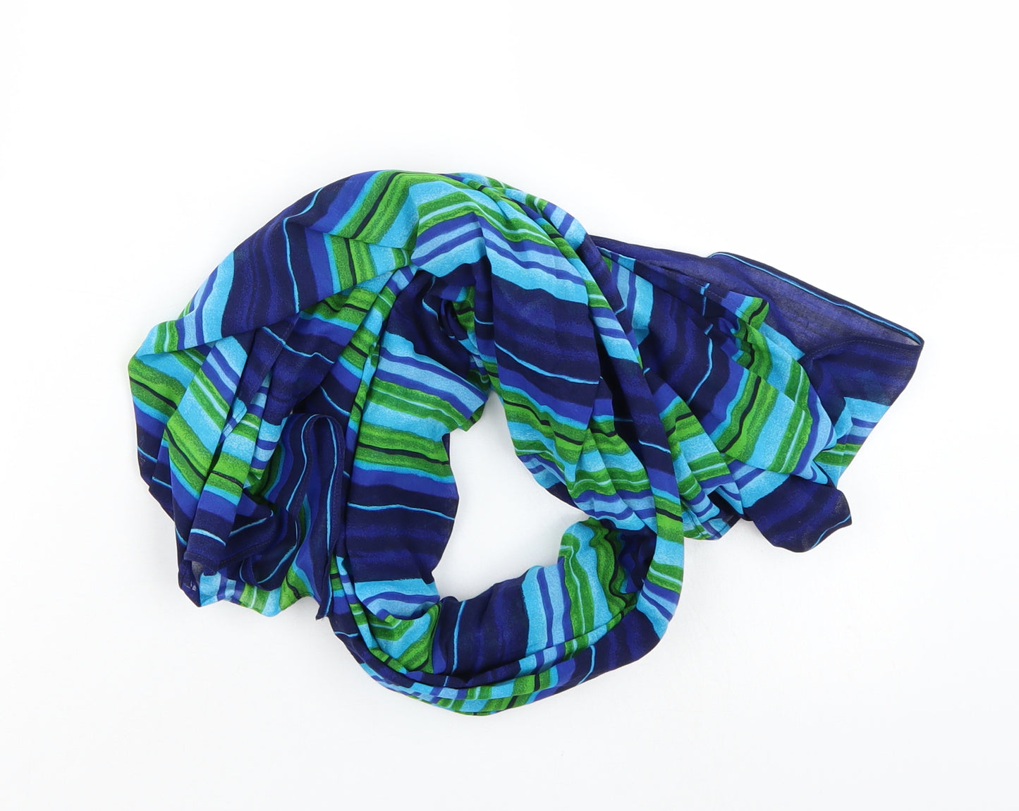 Preworn Womens Blue Scarf