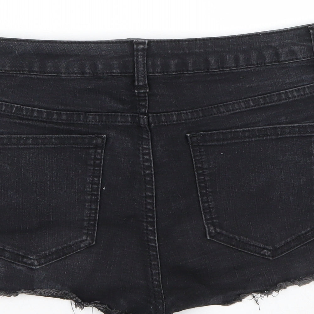 Topsop Womens Black Bermuda Shorts Size 28