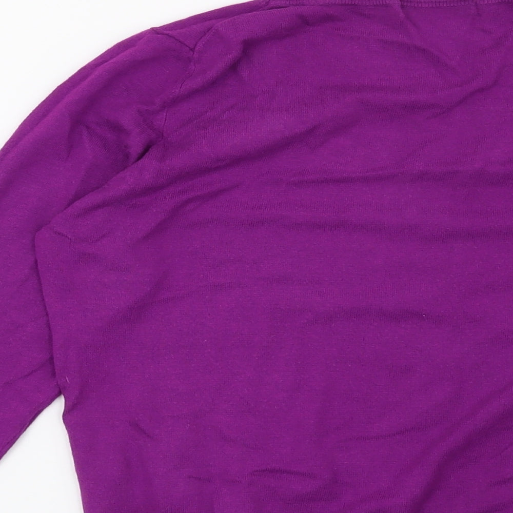 Marks and Spencer Womens Purple Pullover Jumper Size 14