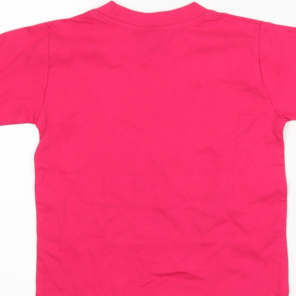 Pilot Girls Pink Basic T-Shirt Size 6 Years - malawi