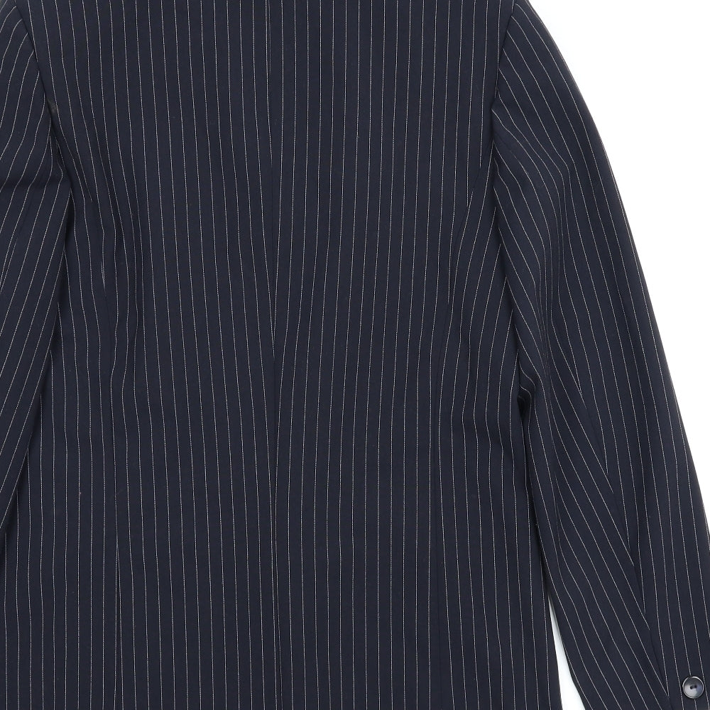 Steilmann Womens Blue Striped Jacket Suit Jacket Size 38