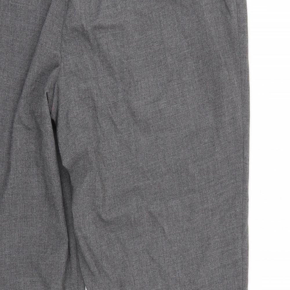 Marks and Spencer Womens Grey Trousers Size 12 L29 in