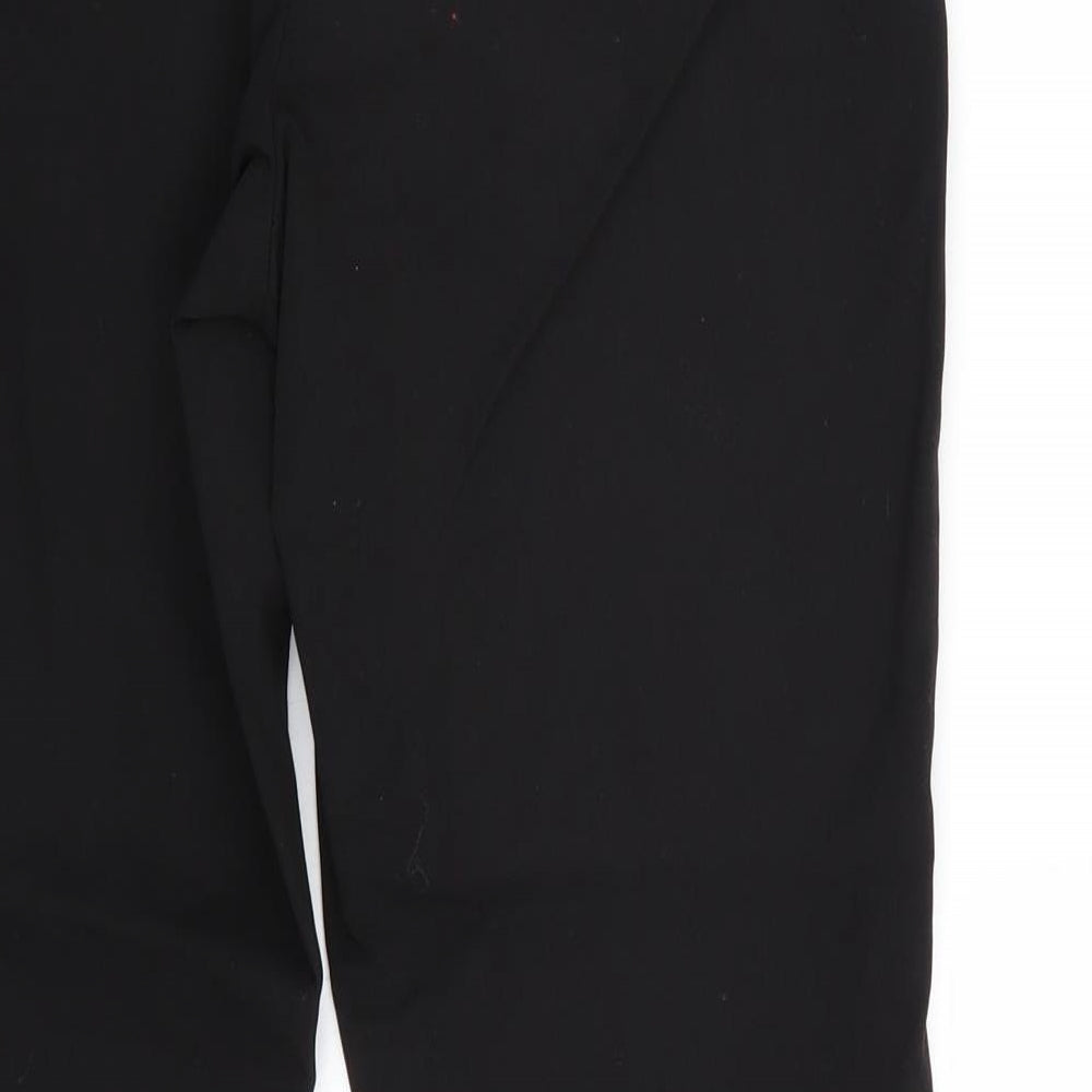 H&M Womens Black Trousers Size 6 L29 in