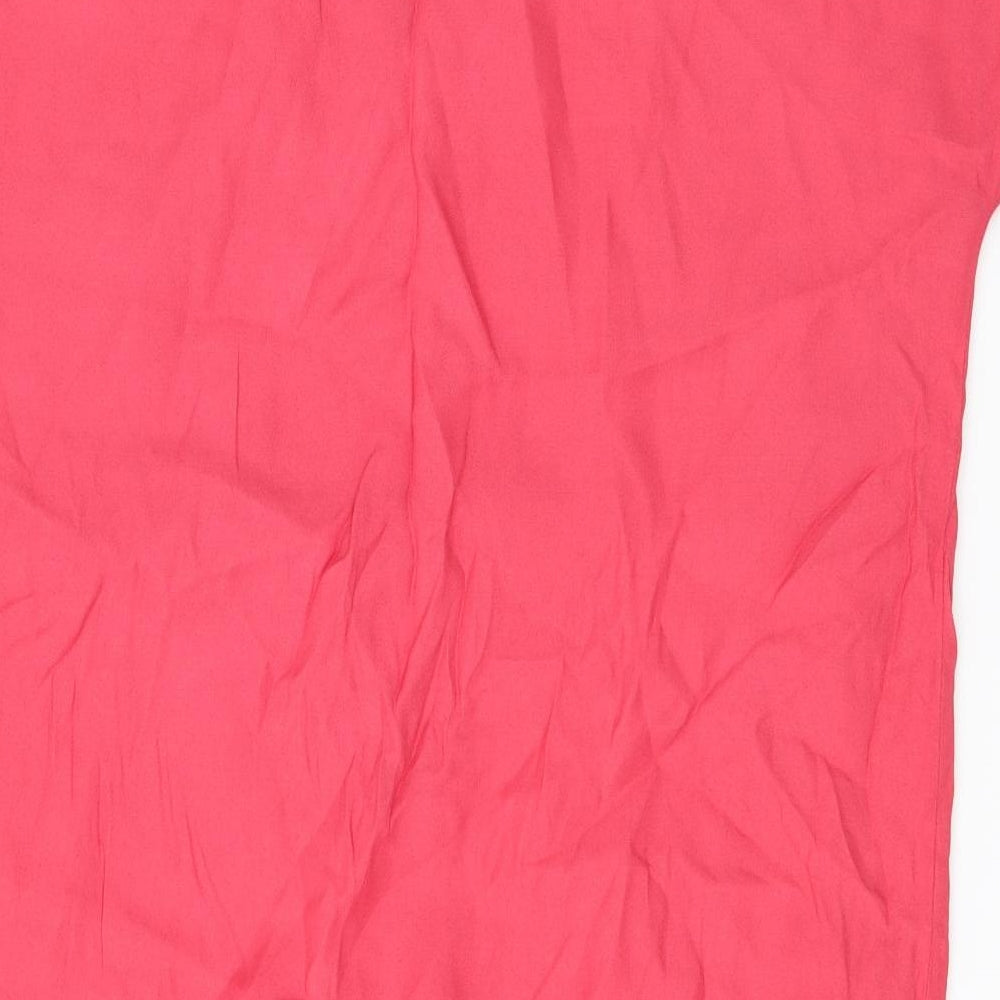 Zara Womens Pink T-Shirt Dress Size L