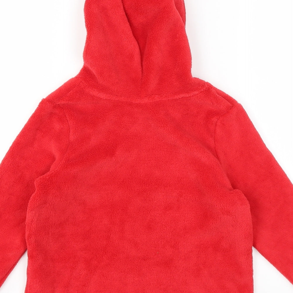 Marvel Boys Red Fleece Pullover Hoodie Size 6 Years