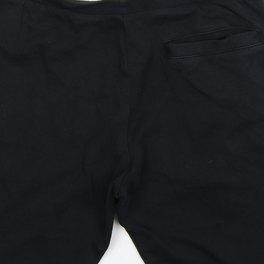 NEXT Mens Black Sweat Shorts Size S
