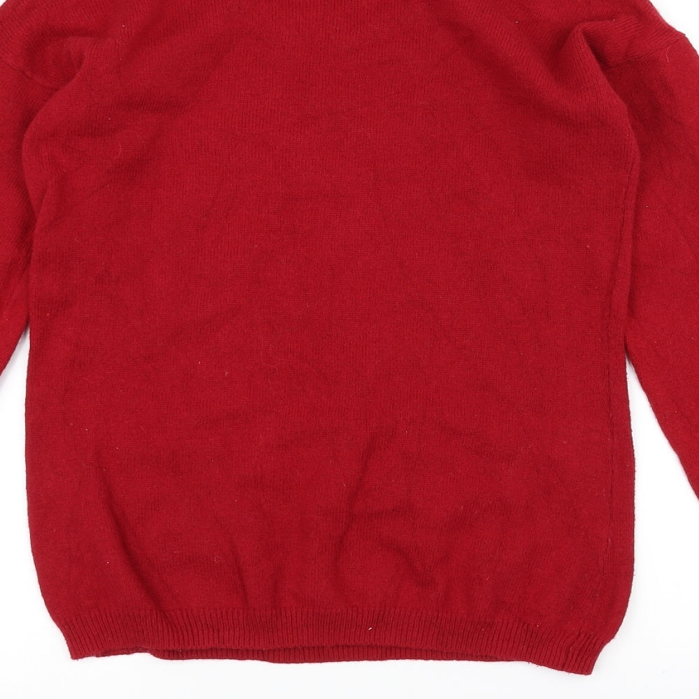 NEXT Mens Red Knit Pullover Jumper