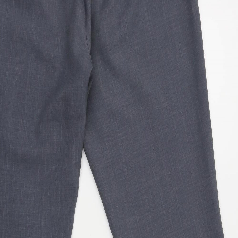 Preworn Womens Grey Trousers Size 16 L28 in
