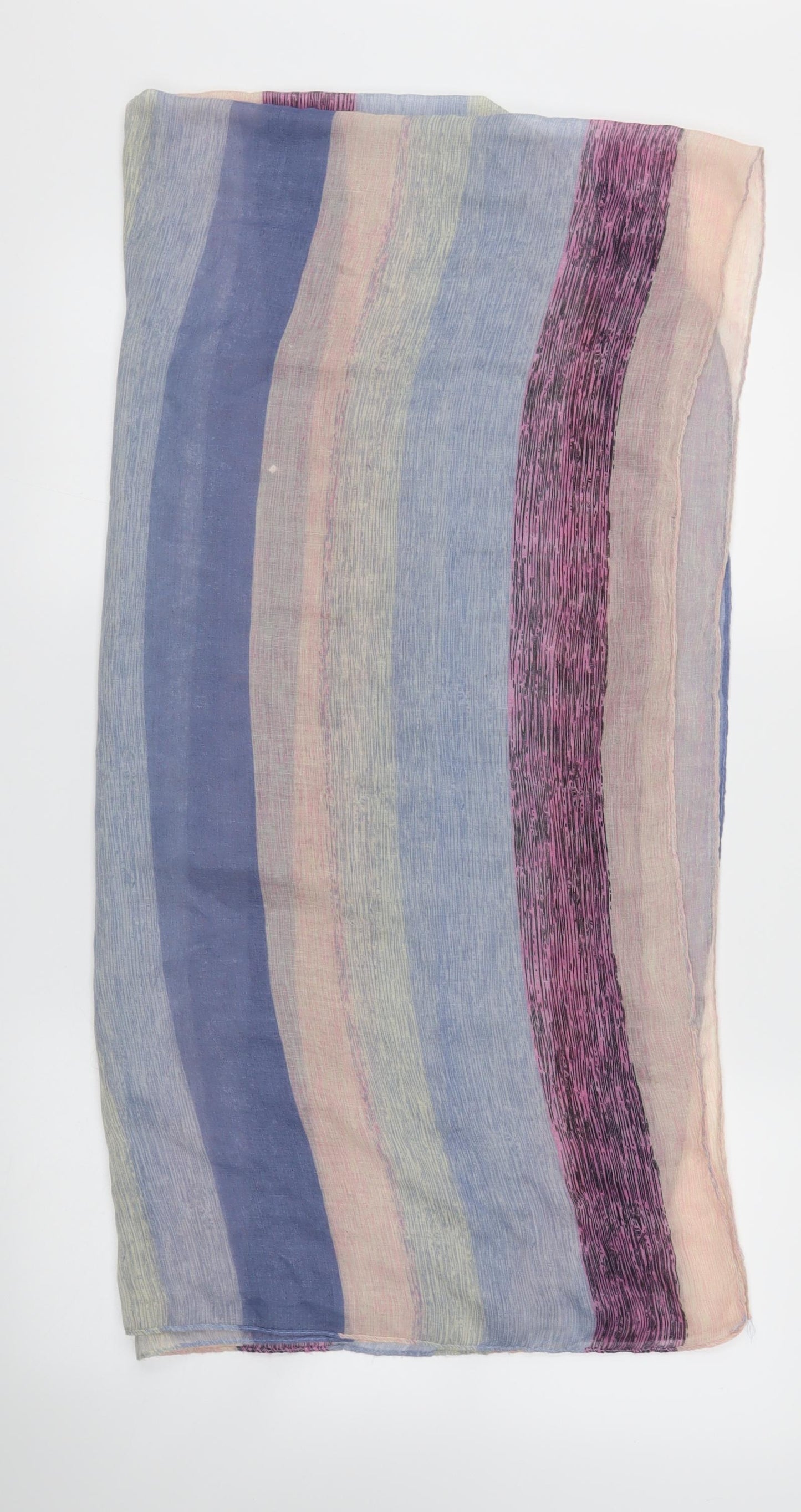 Preworn Womens Multicoloured Striped Scarf
