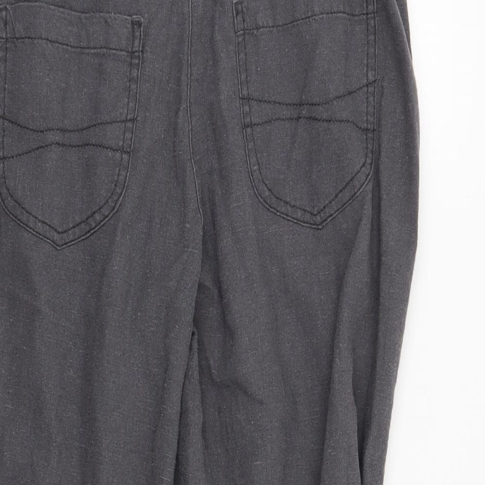 Papaya Womens Grey Trousers Size 12 L20 in