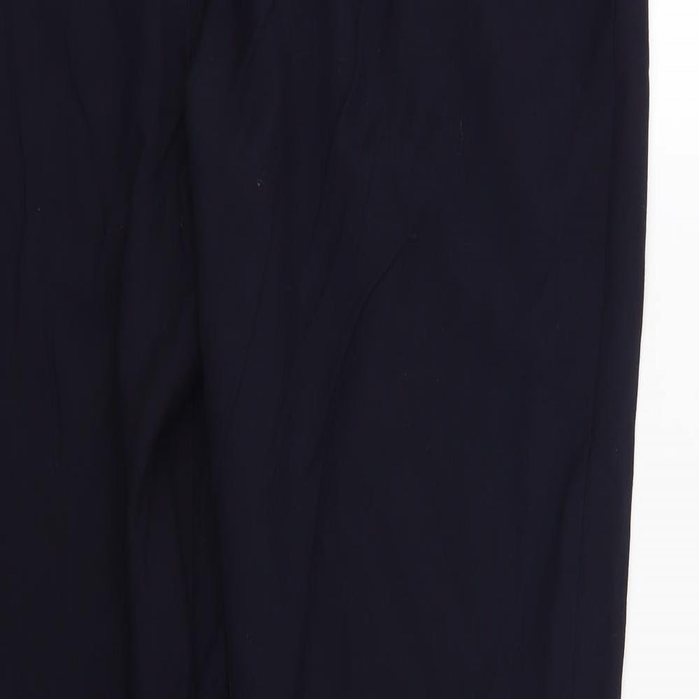 Marks and Spencer Mens Blue Trousers Size 20 L30 in
