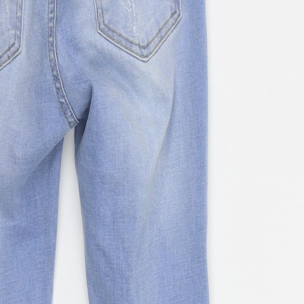 Queen of hearts Womens Blue Straight Jeans Size XS L26 in