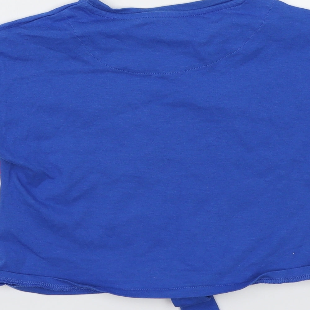 Marks and Spencer Girls Blue Basic T-Shirt Size 4-5 Years