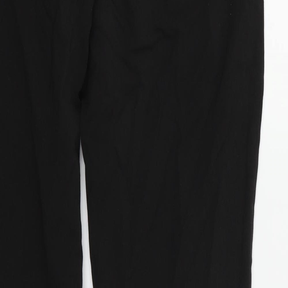 M&Co Womens Black Trousers Size 12 L31 in
