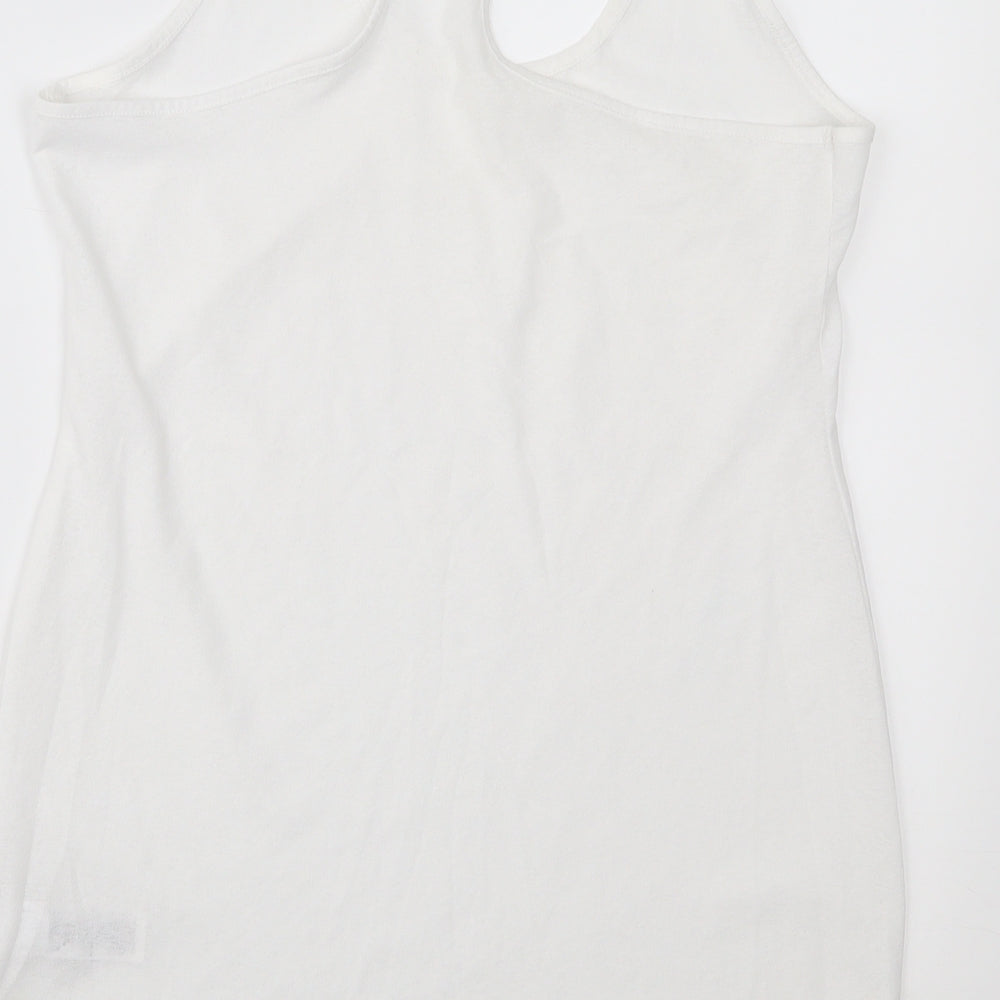 NEXT Womens White Basic T-Shirt Size 8