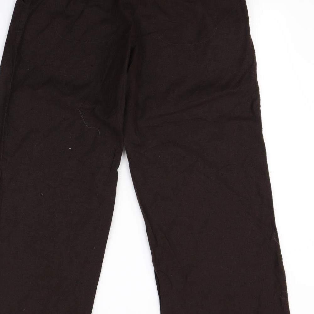 Preworn Womens Brown Trousers Size 32 in L30 in
