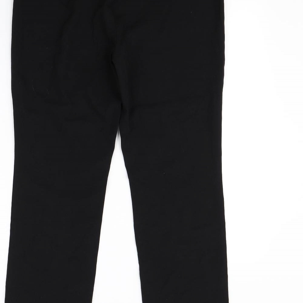 m&s Womens Black Dress Pants Trousers Size 12 L29 in
