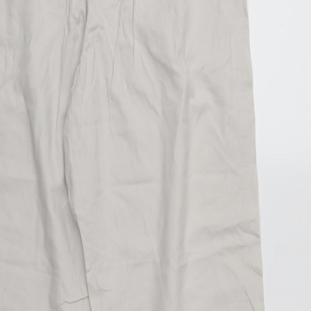 BM Womens Ivory Trousers Size 16 L26 in