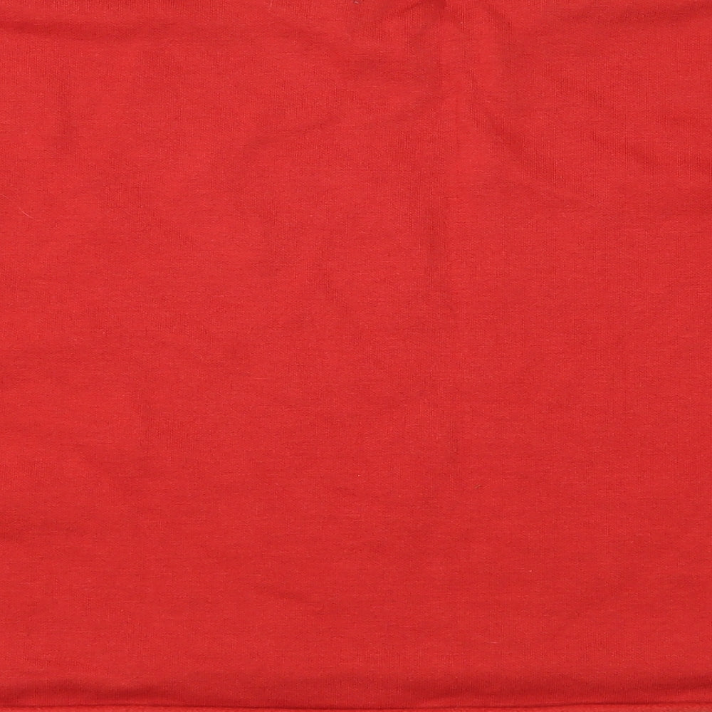 Primark Womens Red Pullover Sweatshirt Size S - Cropped