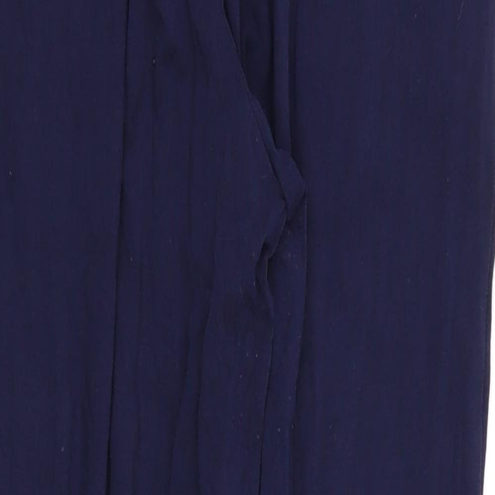 ASOS Womens Blue Capri Trousers Size 10 L24 in - Stretch waistband