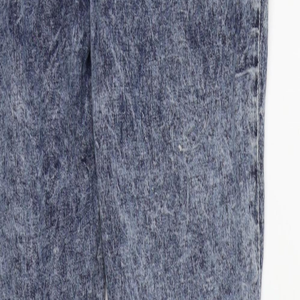 deniem & co Womens Blue Straight Jeans Size 12 L28 in