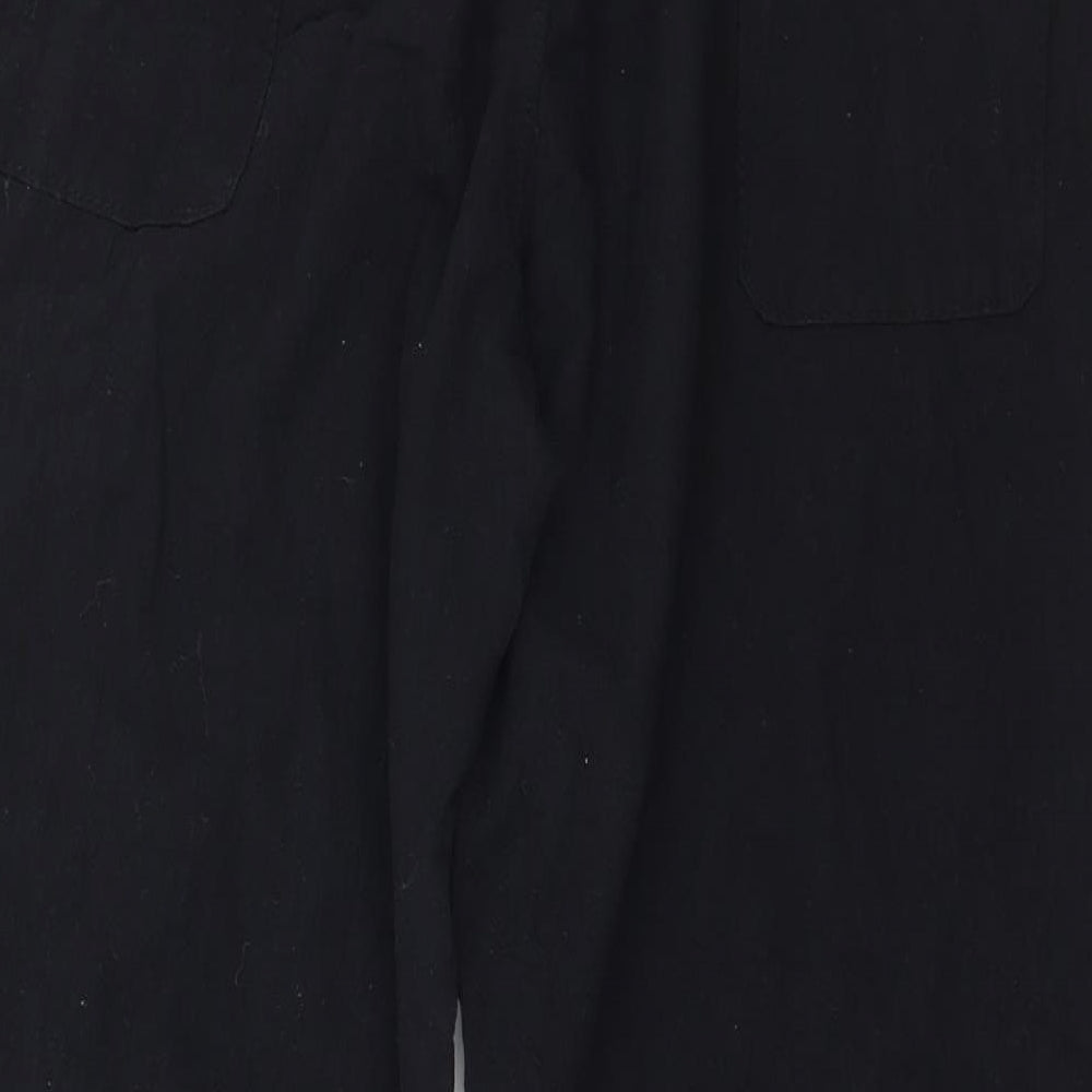 Preworn Womens Black Trousers Size 2XL L26 in