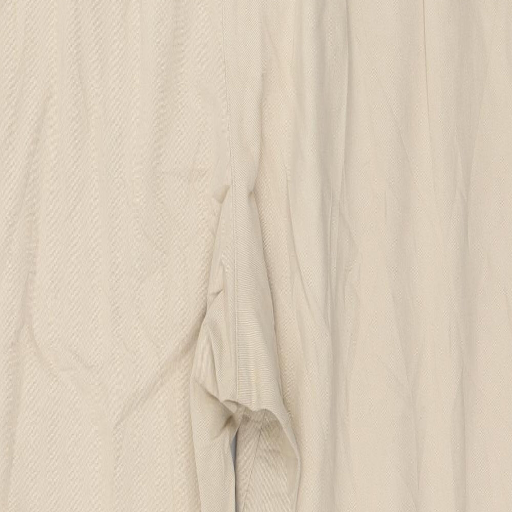 Preworn Womens Beige Trousers Size 36 in L26 in