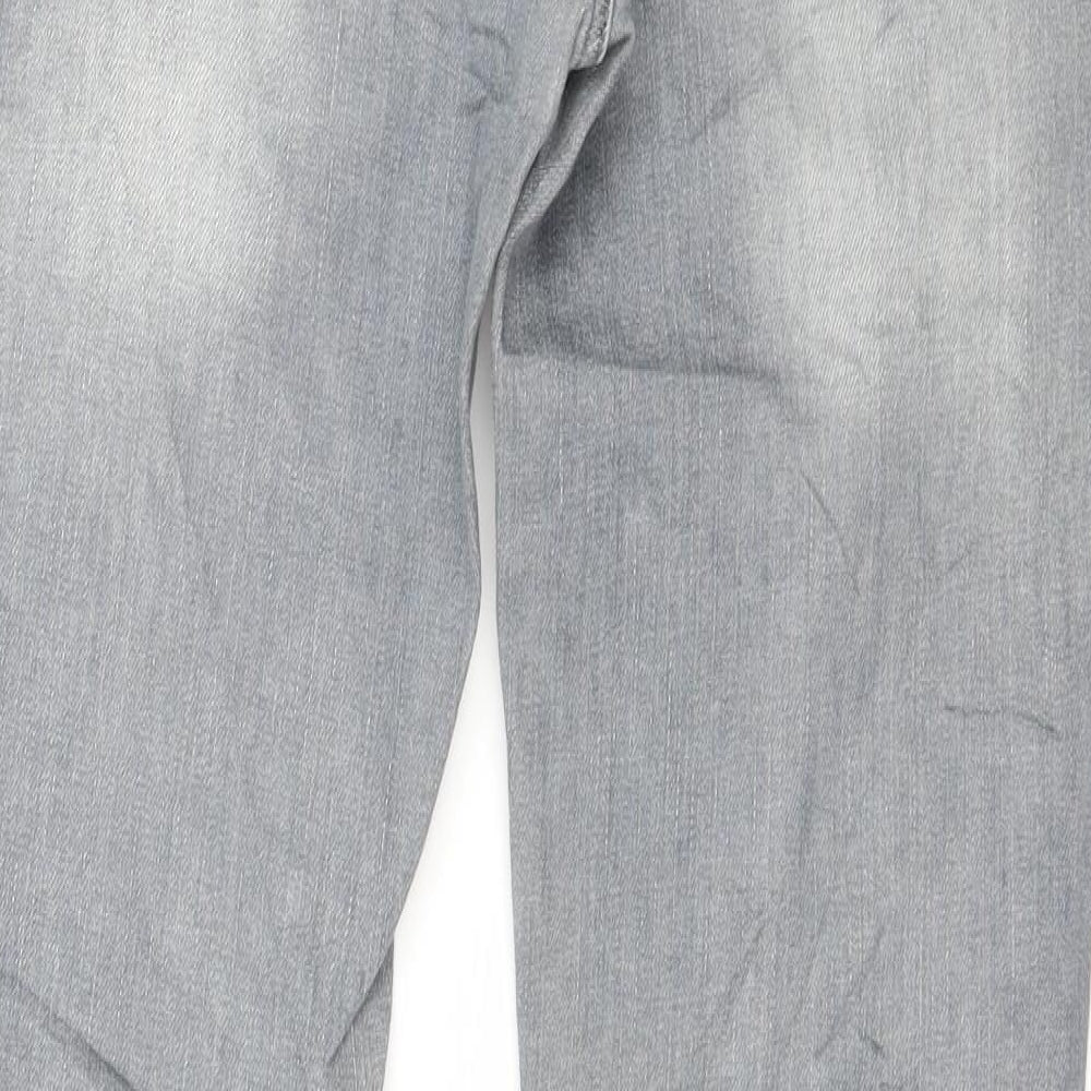 Zara Womens Grey Denim Skinny Jeans Size 6 L29 in