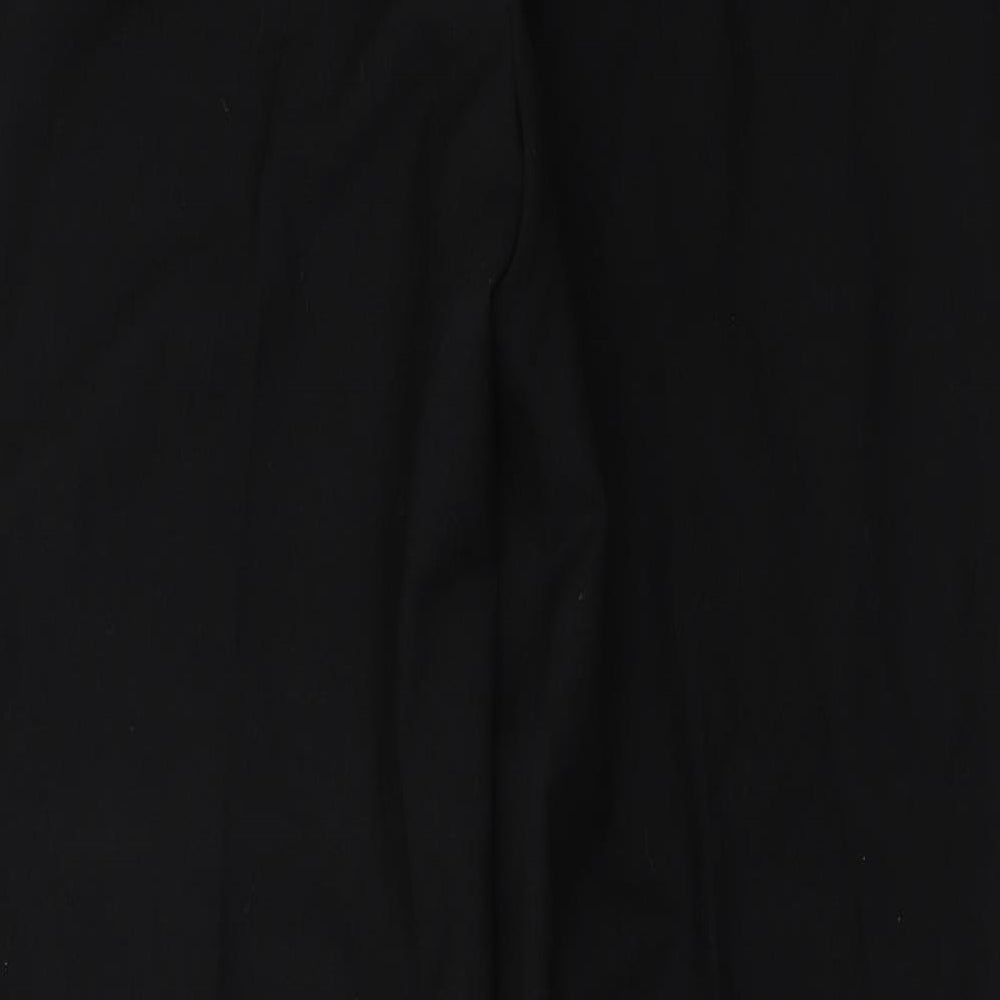Preworn Womens Black Trousers Size 36 in L30 in