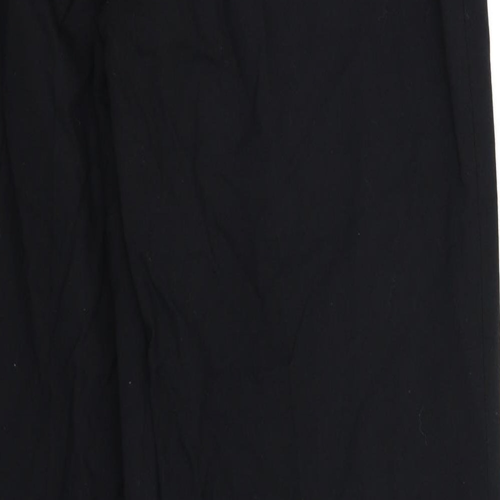 Spirit Womens Black Trousers Size 14 L30 in