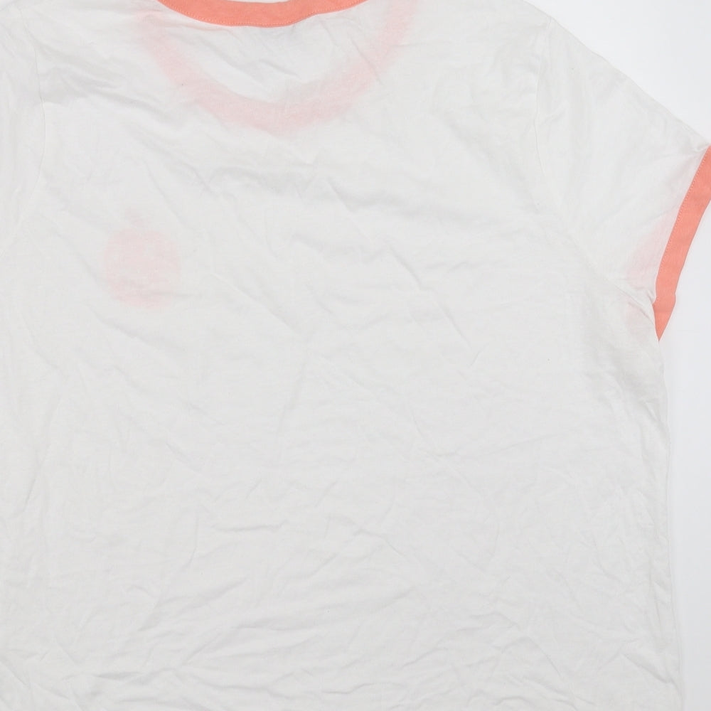 Sainsburys Womens White Basic T-Shirt Size 18 - la pomme