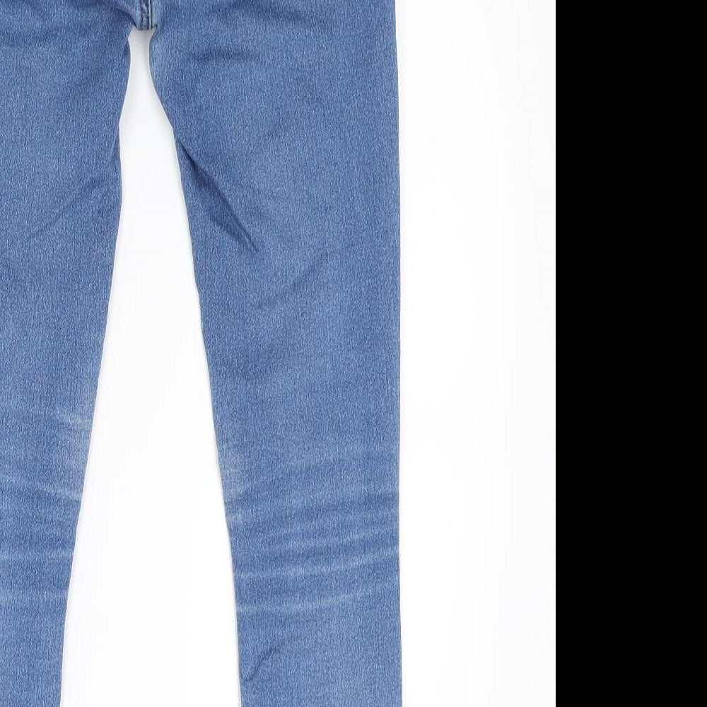 New Look Womens Blue Denim Skinny Jeans Size 10 L24 in
