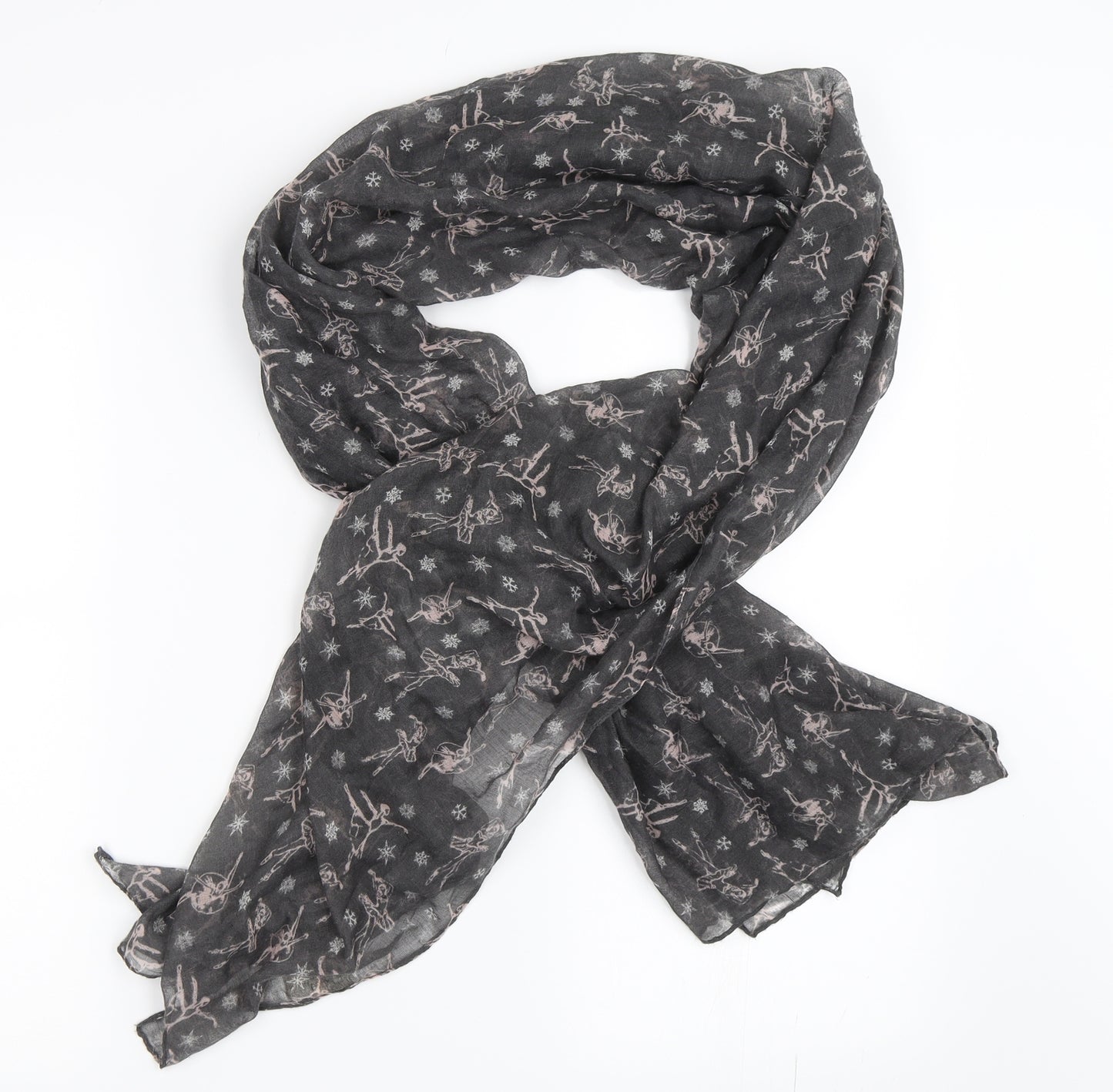 TU Womens Grey Shawl/Wrap
