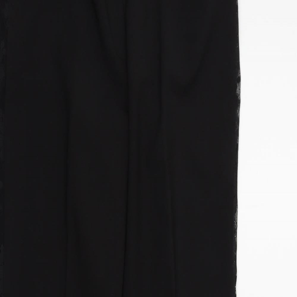 Peter Werth Womens Black Trousers Size 8 L27 in