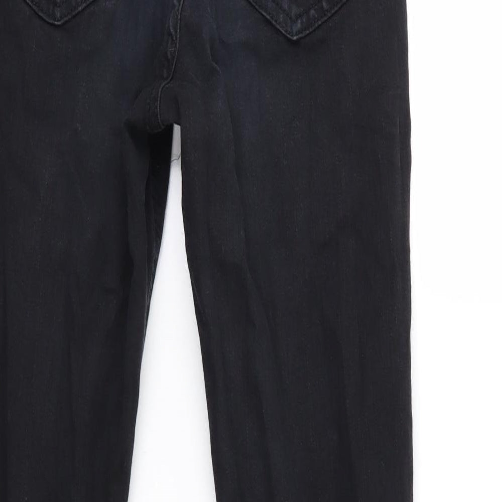 Topshop Womens Black Denim Skinny Jeans Size 26 in L32 in