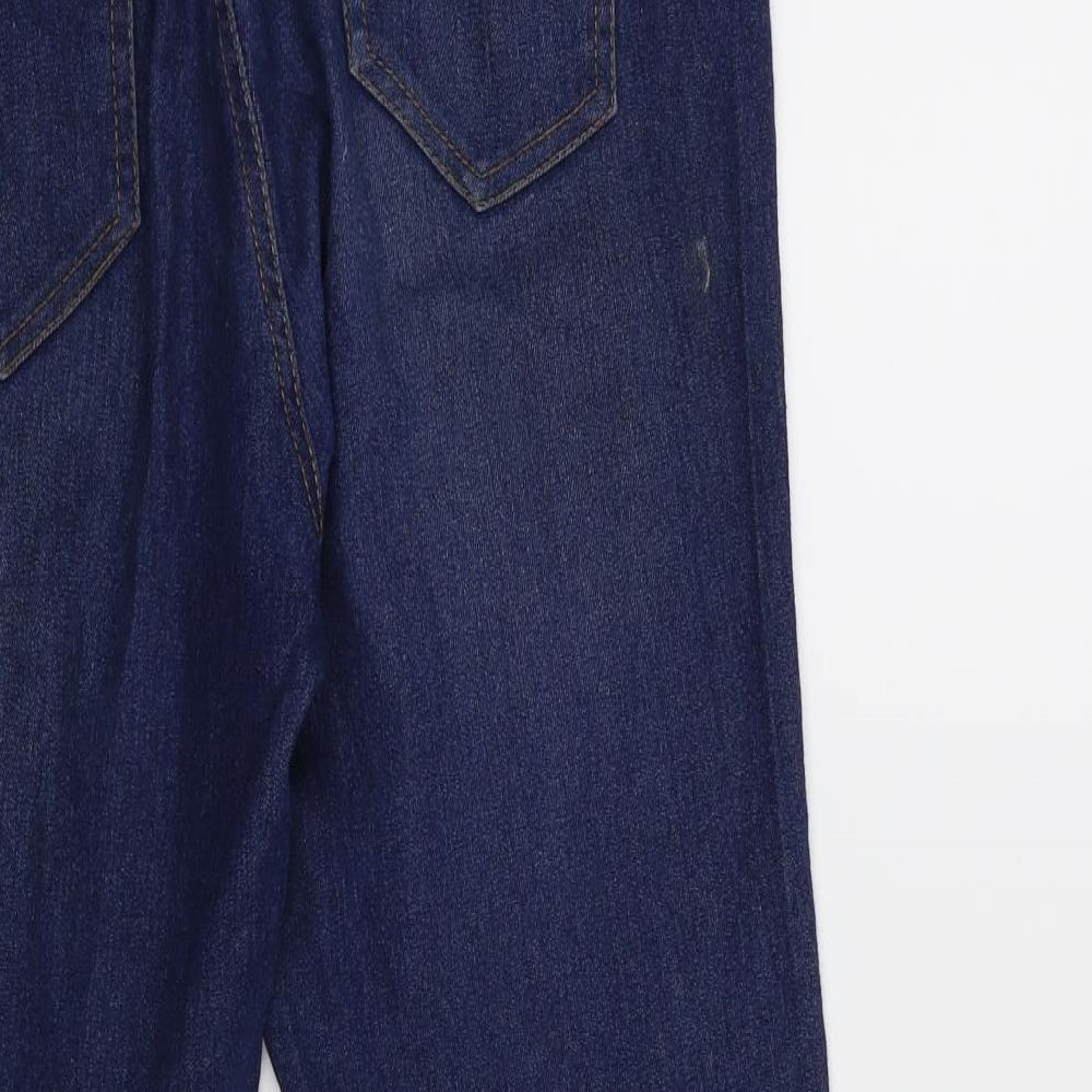Preworn Womens Blue Denim Straight Jeans Size 10 L25 in