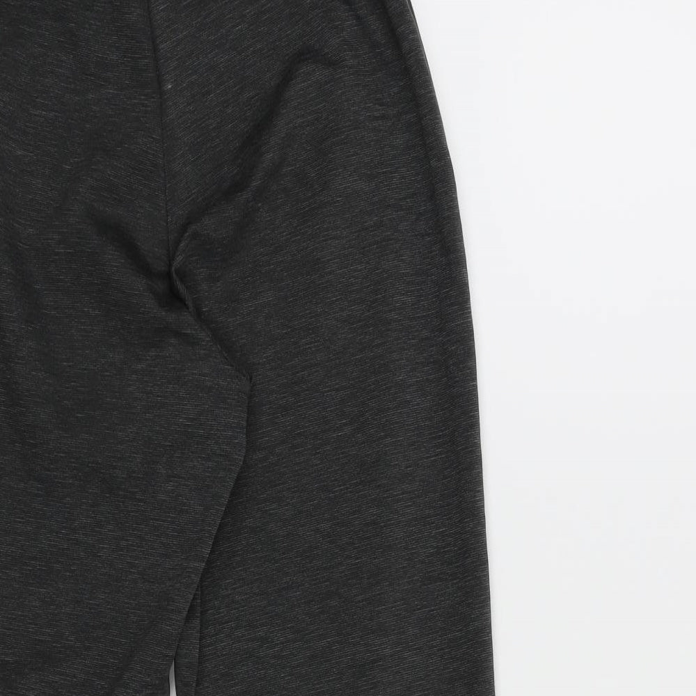 Bonmarché Womens Grey Cropped Trousers Size 10 L23 in