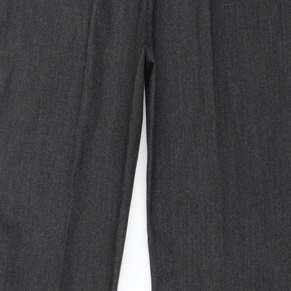 Maine Womens Grey Trousers Size 14 L30 in